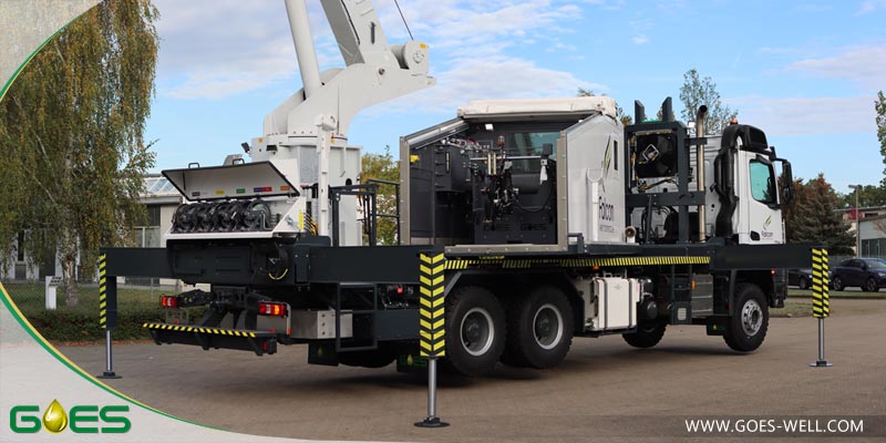 Crane Slickline, Wireline Unit Made in Germany